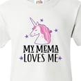 thumbnail image 4 of Inktastic My Mema Loves Me Girl Unicorn Youth T-Shirt, 4 of 5
