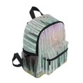 thumbnail image 2 of FORMRS School Backpack with Front Zippered Pocket 12" Student Travel Daypack, Green Deer, 2 of 6