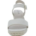 thumbnail image 3 of LifeStride Womens Tango 2 Faux Leather Ankle Strap Wedge Sandals, 3 of 3