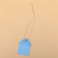 thumbnail image 2 of EeaseCA 500PC Double Wired Shipping Tags Plastic Label Signage Floral Label Signage Blank Tag Gift Box Baking Gift Message Bookmark Labels (Blue), 2 of 8