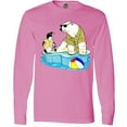 thumbnail image 3 of Inktastic Penguin and Polar Bear Iceberg Beach Bums Long Sleeve T-Shirt, 3 of 5