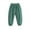Green, variant on WOLLED 1-8 Years Boys Girls Solid Color Casual Pants Kids Summer Soft Cotton Trousers Toddler Elastic Waist Lantern Jogger Pants Sun Screen Sweatpants for Girls