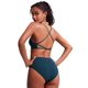 thumbnail image 2 of Top de Bikini CRZ YOGA Escote en V Profundo con Relleno y Cruzado Azul M, 2 of 5