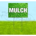 thumbnail image 1 of Mulch (18" x 24") Yard Sign, Includes Metal Step Stake, 1 of 6