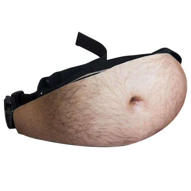 Riñonera Bolsa de Papá Fake Beer Belly Unisex para Hombre Color Regalos Divertidos de Mordaza