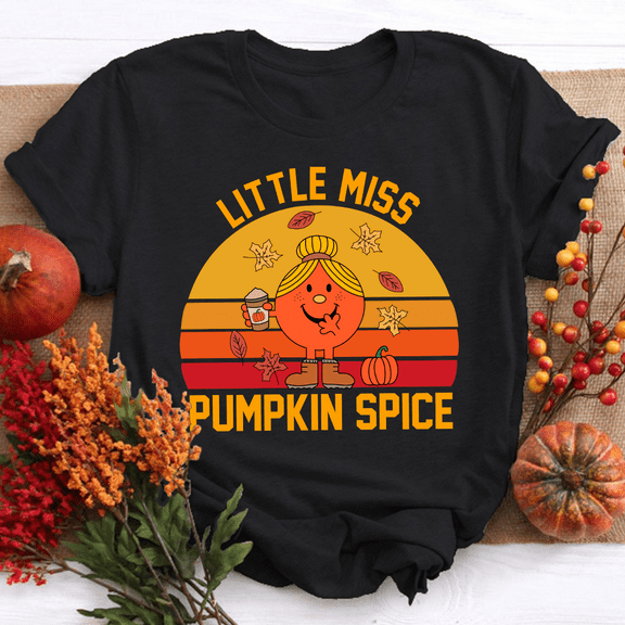 Orange Miss Needs Some Pumpkin Spice T-Shirt, Cute Fall Halloween Shirt, Funny Pumpkin Spice Tee, Spooky Season Outfit for Women and Men