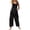 Multicolor, variant on Womens Halloween Jumpsuits Candy Skull Sleeveless Backless Funny Overalls Spiderweb Bat Wide Leg Spooky Rompers, L