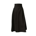 thumbnail image 6 of Women's A Line Umbrella Skirt - Bow Detail, High Waist, Polyester, Slim Waist, All Season, 6 of 6