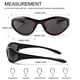 thumbnail image 5 of Gafas de Sol ADE WU Estilo Deportivo Envolvente Trendy Y2K, 5 of 5