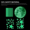 thumbnail image 4 of 435Pcs Glow In The Dark Luminous Stars & Moon Planet Space Wall Stickers Decal, 4 of 11