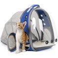 thumbnail image 1 of GHSDFBB Bubble Cat Backpack,Expandable Backpack for Cats,Fit up to15 lbs Cats,Pet Outdoor Backpack (Blue, Back Expan), 1 of 5