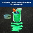 thumbnail image 6 of Elmer's Spray It! Outdoor Play Washable Liquid Chalk Refill Pouch, Glow in the Dark, Green, 1 Count, 6 of 6