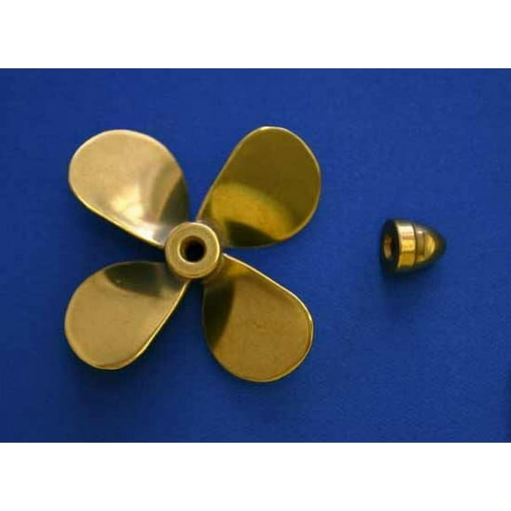 BRASS PROP 4 BLADE RH 2-1/2'' DIAMETER