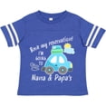 thumbnail image 3 of Inktastic Book My Reservation I'm Going to Nana and Papa's Boys or Girls Toddler T-Shirt, 3 of 5