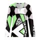 thumbnail image 3 of ICHUANYI Clearance Women's V-Neck Casual Long Sleeve Printed Buttoned Basic Ruched Tunic Tops T-shirts Blouses(Green, S) ICHUANYI WER2023081513791, 3 of 4