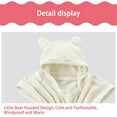thumbnail image 4 of Clearance Under 10$! Children's Hooded Towel Bath Towel Fiber Absorbent Towel Cleaning Towel Hooded Children's Cape Children's Bath Towel, 4 of 7
