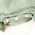 thumbnail image 5 of Sngxgn Baby Girl Cotton Bodysuit Long Sleeve Jumpsuit Outfits Clothes(Green,100), 5 of 9