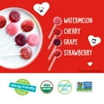thumbnail image 5 of YumEarth Organic Valentine Pops, Assorted Flavors, Gluten Free, Shelf-Stable, 28 Count Box, 5 of 6
