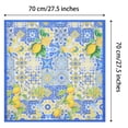 thumbnail image 5 of AWAYTR Lightweight Women's Silk Satin Square Headscarf Scarf Bandana 4 Pack, Floral Print, 5 of 9