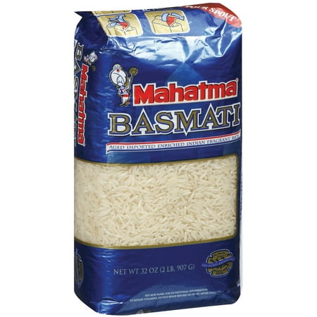 Mahatma Basmati Imported Indian Fragrant Rice 2 Lb Bag