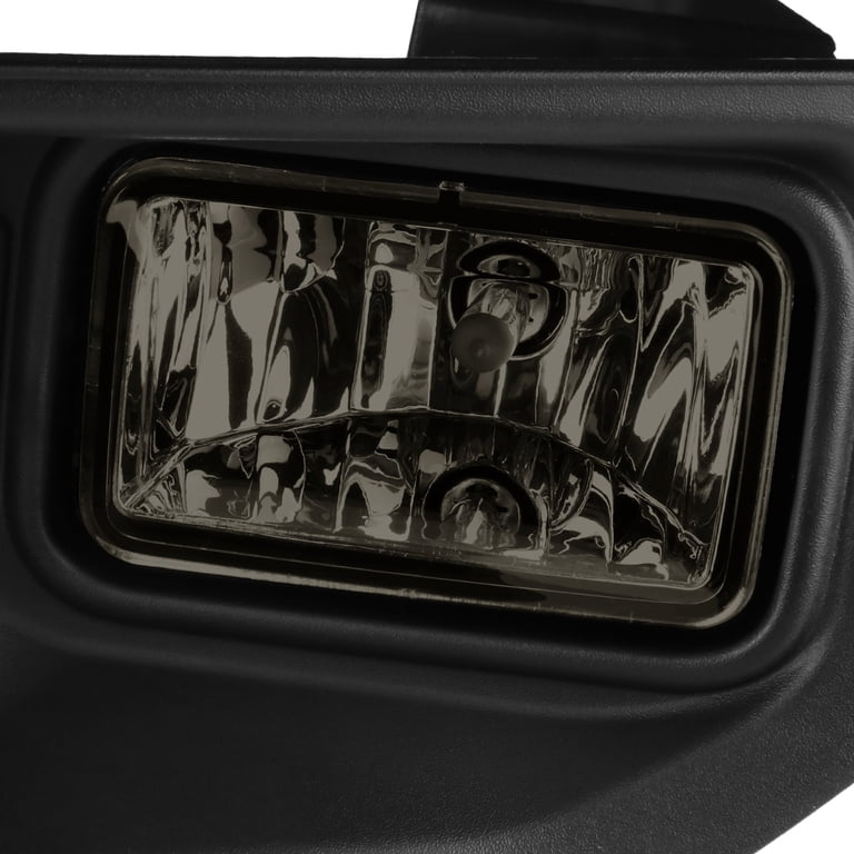 Smoked Lens Fog Light Bumper Lamps W/Switch Harness Bezel