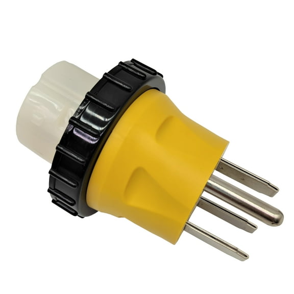 Parkworld 691739 RV Adapter 50A 14-50P male to 50A Shore Power SS2-50R female with locking ring