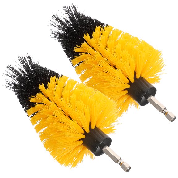 Drill Brush Set with Steel and PP Material for Versatile Cleaning and Polishing 2 Pieces