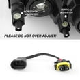 thumbnail image 5 of AKKON - For 2009 2010 2011 2012 Toyota RAV4 Black Headlights Lamps Front Driver Left+ Passenger Right Side Pair, 5 of 6