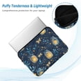 thumbnail image 2 of FORMRS 15-15.6 inch Laptop Sleeve Case Soft Carrying Quilted Computer Bag Cover, Blue Fireflies Pattern, 2 of 7