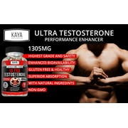 Kaya Naturals Ultra Testosterone 90Ct, Muscle & Testosterone Support, Bodybuilding - 1305mg