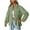 Army Green, variant on Uaswgudfs ​Women's Structured Lapel Collar Short Coat - Tassel Accents Snap Button Closure Chic Casual Wear​