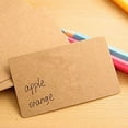 thumbnail image 2 of Methold 300 pack/lote Etiquetas de regalo de papel Kraft Paquete de 300 Uds para todos los mensajes personalizados Papel Kraft de Navidad Suministros de escritura y corrección, 2 of 6