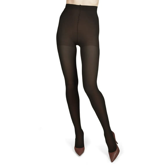 Melas Women's 6 Pair Pack 60 Denier Melas Microfiber Opaque Shaping Tights - Womens - Female, Large/X-Large, Black