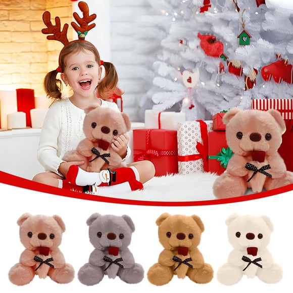 Sentmoon Plushies for Boys Stuffed Animals for Kids Small Gift for Women Womens Birthday Gifts Valentine's Day Girlfriend Rose Doll Toy Children's Birthday Gift