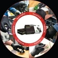thumbnail image 2 of Black Nitrile Examination Gloves , 5 MIL, Medium, 100 Gloves/Box, 2 of 5