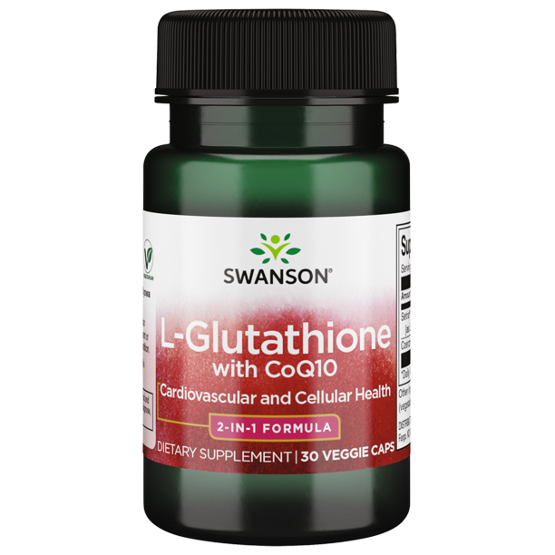 Swanson LGlutathione with Coq10 30 Veg Caps