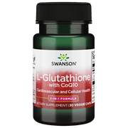Swanson L-Glutathione with Coq10 30 Veg Caps