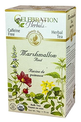 Celebration Herbals Organic Marshmallow Root Bulk Tea Caffeine Free 2.11 oz