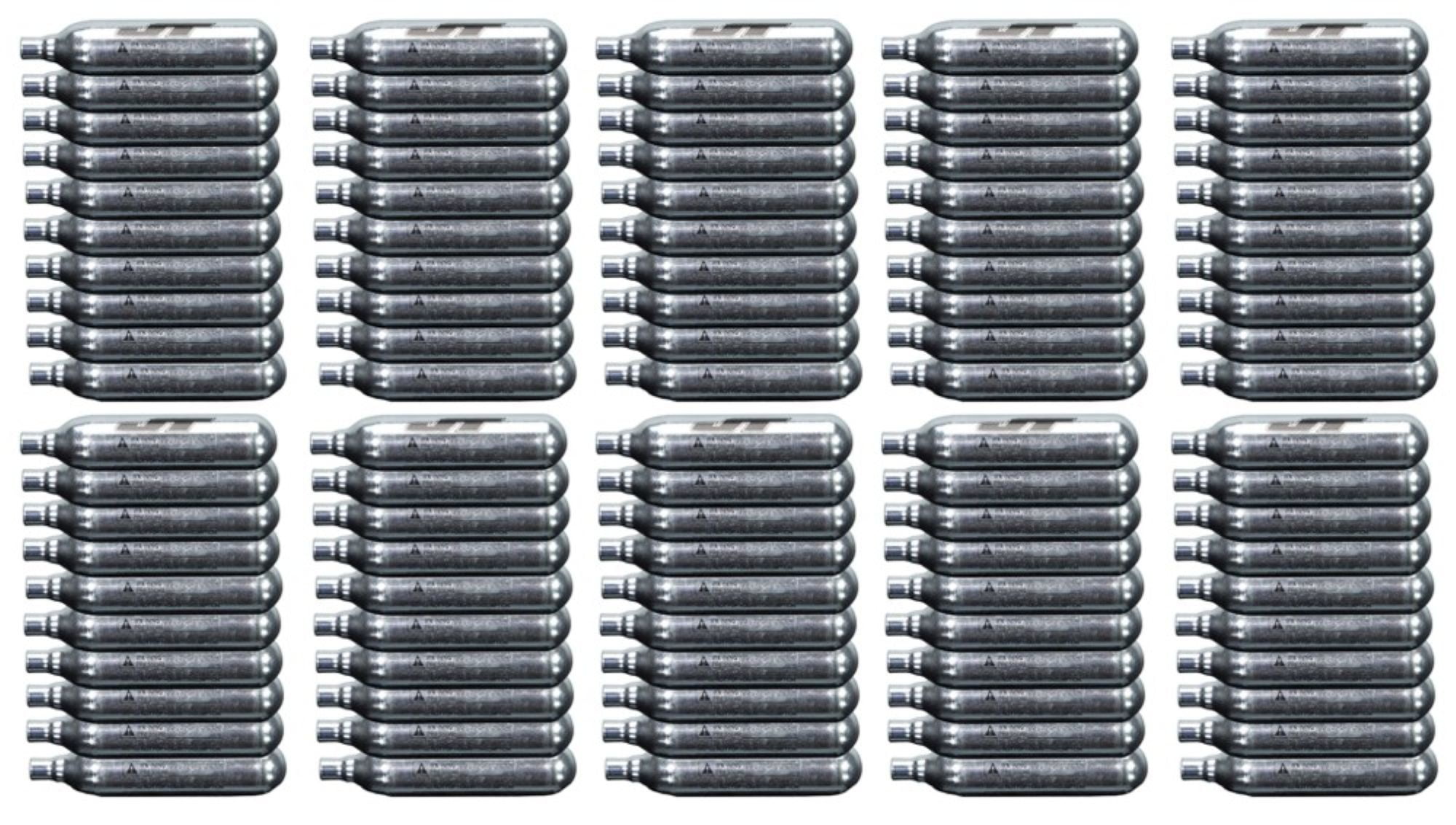 JT 12g Prefilled CO2 Cartridges for Paintball, Airguns and Airsoft, 100 Count