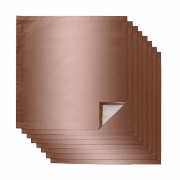 Chocolate Ombre Cloth Napkins, Modern Gradient Abstract Art Washable and Reusable Dinner Napkins Set of 8, Table Napkin for Kitchen Party Birthday Wedding Hotel Housewarming 20"x20"