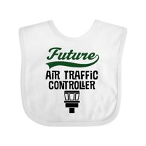 Inktastic Air Traffic Controller Childs Boys or Girls Baby Bib