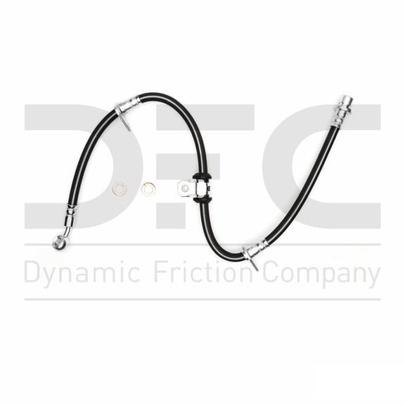 Front Left Dynamic Friction Company Brake Line Hose 350-59020 For 1988-1991 Honda Prelude