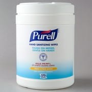 Purell 9113-06 270 Count Hand Sanitizing Wipes - 6/Case