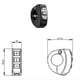 thumbnail image 5 of Controlador Sin Escobillas 350W Color Impermeable NC-81F Pantalla LCD Scooter de Bicicleta Eléctrica para Scooter de Bicicleta E-Bike(B), 5 of 5