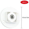 thumbnail image 2 of Household Plastic Self-Adhesive Pulley 360° Rotating Transport Rollers 4 Pieces, 2 of 5