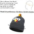 thumbnail image 3 of Thanksgiving Turkey Knit Hats for Party and Holiday Fun Knit Caps Festive Turkey for Thanksgiving Celebration, 3 of 5