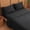 Black, variant on Sleep Zone Twin Washed Microfiber Sheet Set, Black 14 Inch Deep Pocket, Ultra Soft For All Season