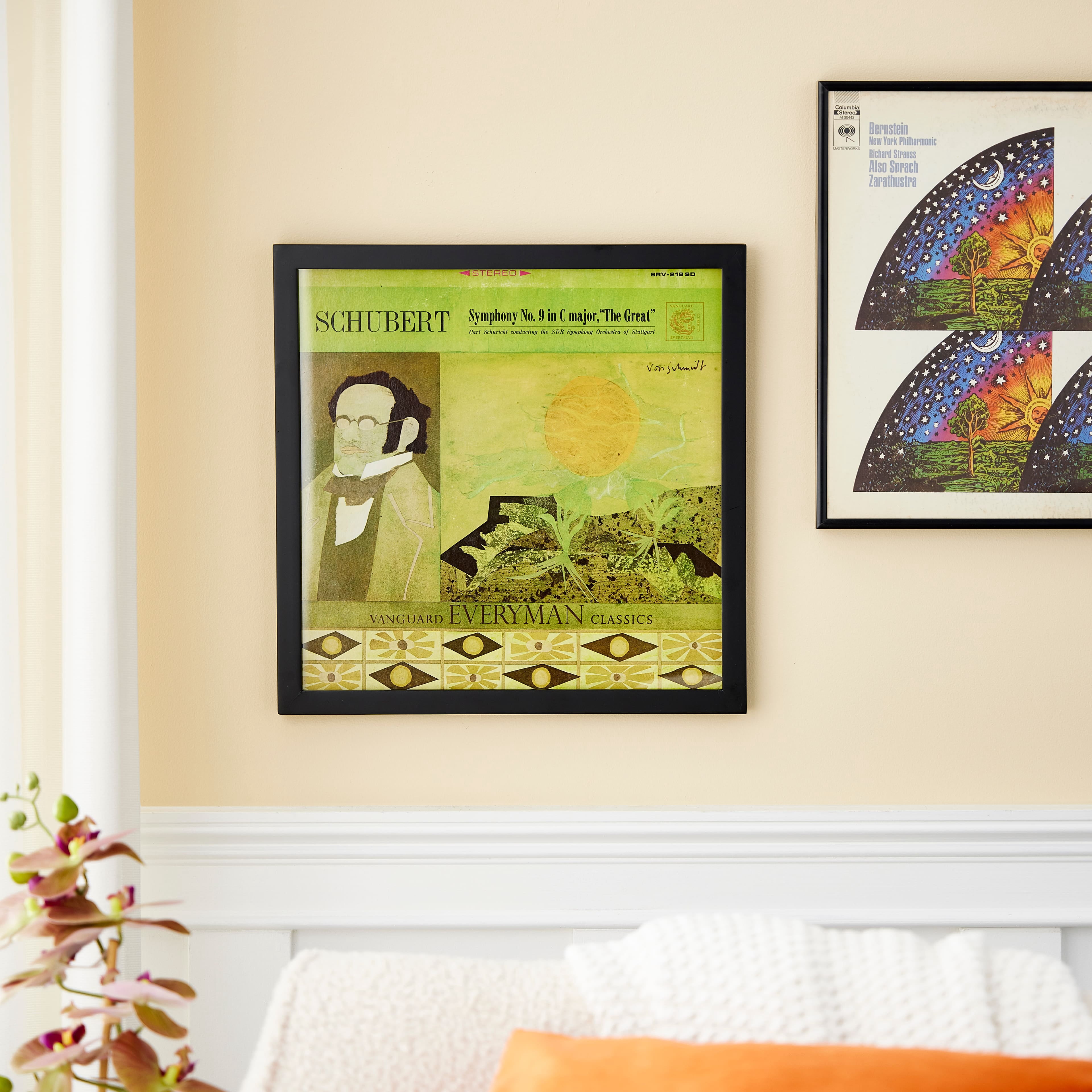 Studio Decor 12.5" x 12.5" Black Deluxe LP Album Frame