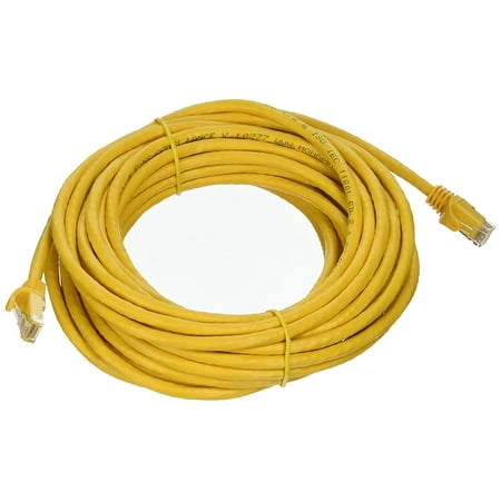 30-Feet FLEXboot Series 24AWG Cat6 550MHz UTP Ethernet Bare Copper Network Cable, Yellow (109840), High quality Category 6 (CAT6) patch cables are.., By (Best Quality Ethernet Cable)