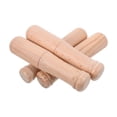 thumbnail image 2 of 4pcs Wooden Pestle Handheld Garlic Crusher Ginger Grater Multi-Use Kitchen Grinding Tool Wooden Grinding Rods Food Mashing Rods, 2 of 9